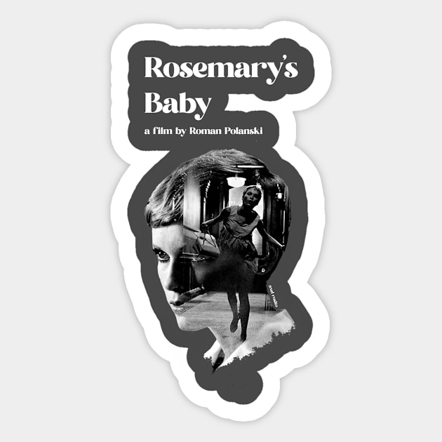 Rosemary's baby Collage by Axel Rosito for @burrotees! Sticker by burrotees